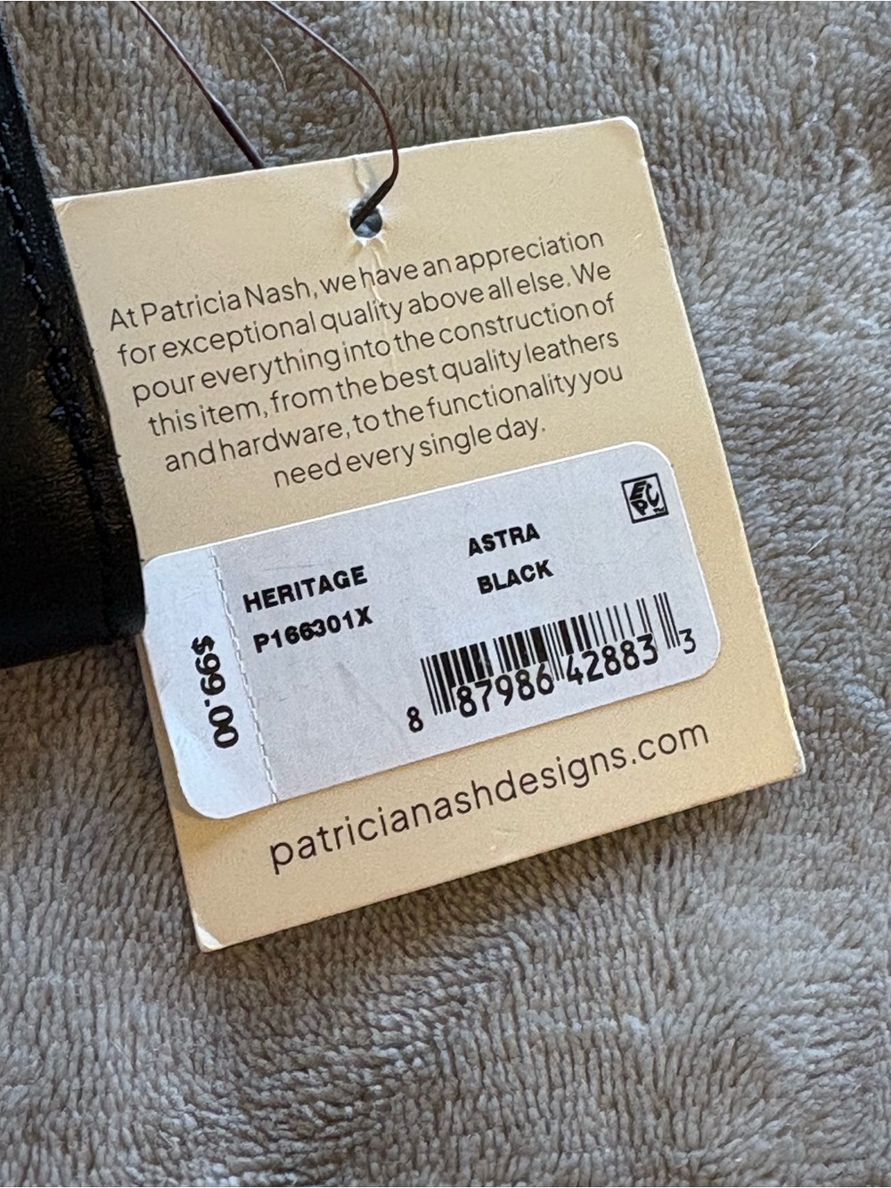 Patricia Nash Black Heritage Astra Leather Wallet - Picture 3 of 4